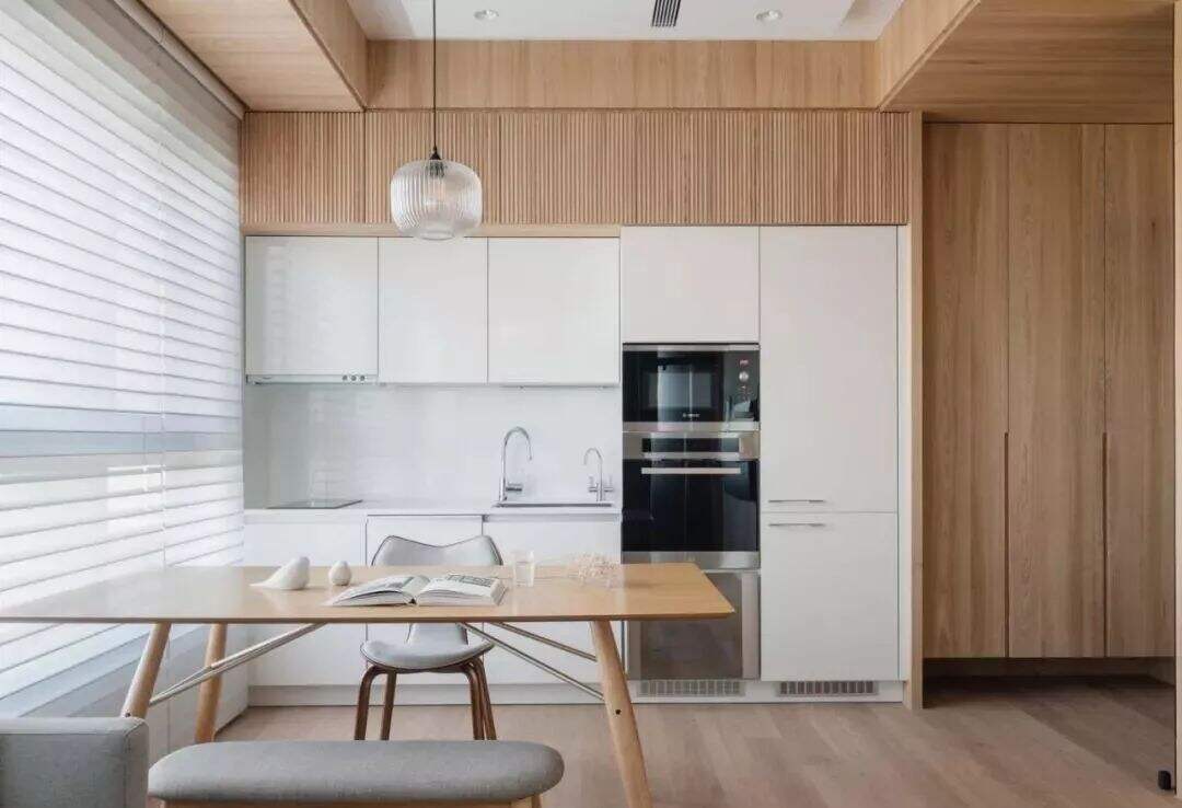 56平的日式风小户型二居室，木与白营造的舒适感